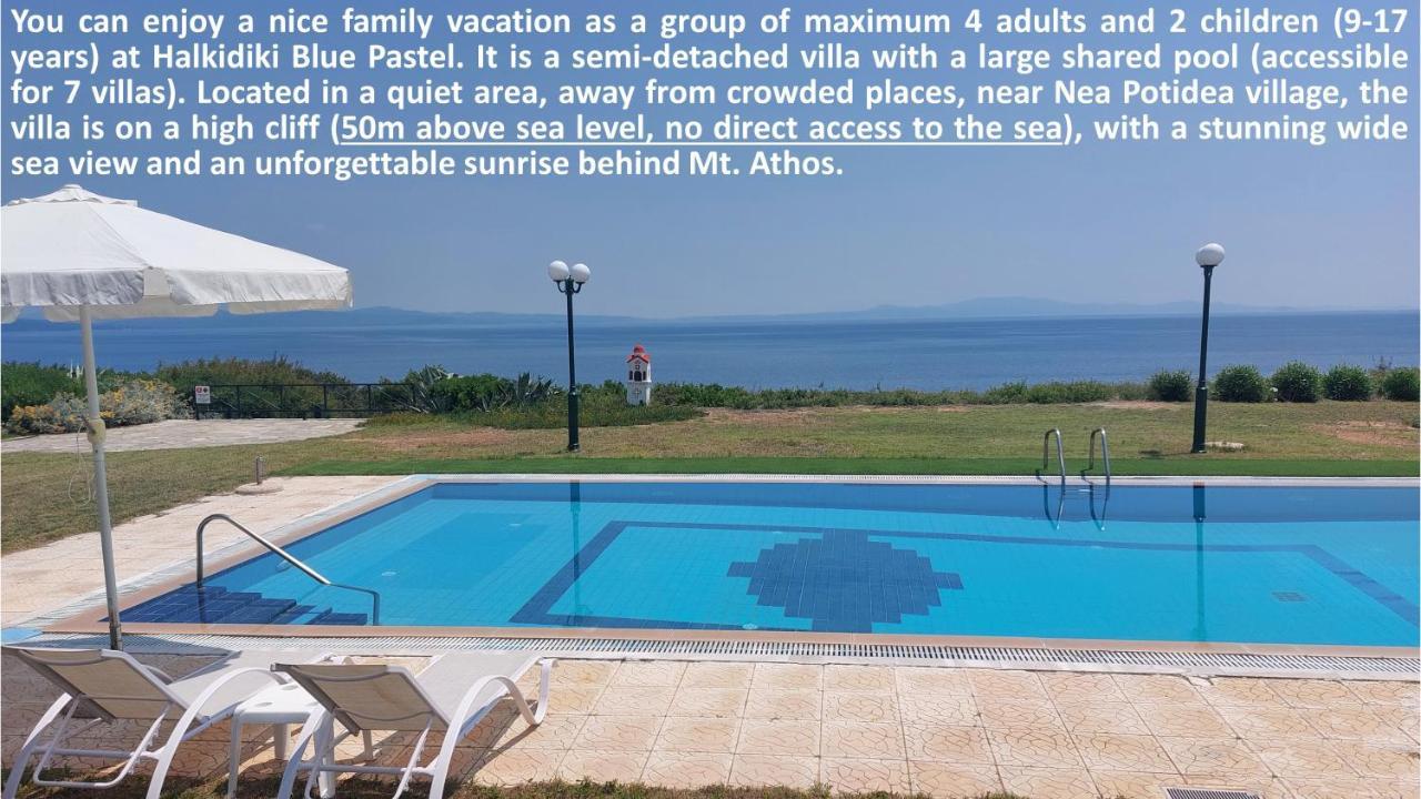 Blue Pastel-cliffside Villa, Shared Pool, Wild Sandy Nearby Дом отдыха *